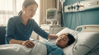 An 8-year-old Chinese boy regained consciousness after weeks in a coma as voices of classmates, songs and school routines played beside his hospital bed. (Representational image/Gemini AI generated) An 8-year-old Chinese boy regained consciousness after weeks in a coma as voices of classmates, songs and school routines played beside his hospital bed. (Representational image/Gemini AI generated)