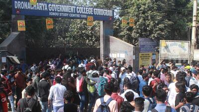 The coaching programme is being coordinated through the college’s placement and career guidance cell. (Vipin Kumar/HT PHOTO) The coaching programme is being coordinated through the college’s placement and career guidance cell. (Vipin Kumar/HT PHOTO)