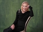 FILE - Catherine O'Hara, a cast member in the Apple+ series "The Studio," poses for a portrait on Thursday, March 20, 2025, in Los Angeles.