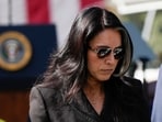 Gabbard appeared outside the Fulton County elections office near Atlanta as federal agents executed a search warrant to seize ballots and election-related records from the 2020 election.