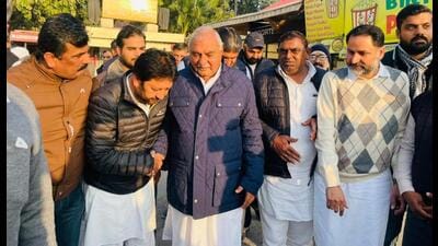 Former chief minister Bhupinder Singh Hooda said the Opposition and the public have no expectations from the current BJP government’s budget as they have done nothing in the last 11 years except increase Haryana’s debt. (HT)