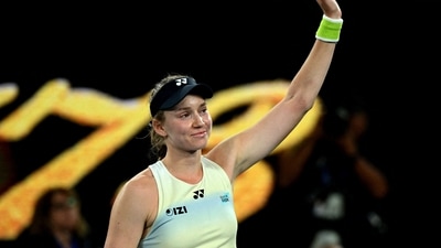 Elena Rybakina will face Aryna Sabalenka in the Australian Open final on Saturday (REUTERS)