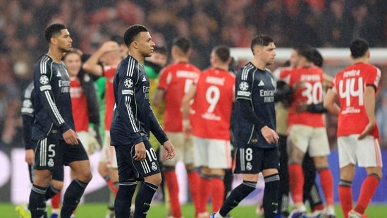 Real Madrid will clash against Benfica in UCL play-offs (AFP)