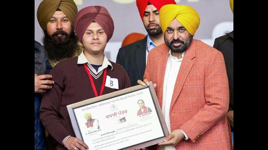 Mann said the surge was the result of AAP government’s genuine education reforms, not tokenism. (HT Photo)