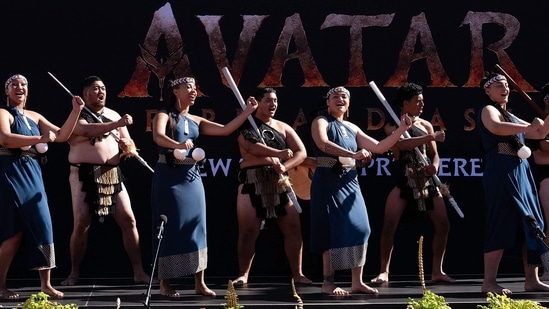 A Maori perfomance group (AFP)