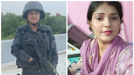 The Delhi Police constable, inspired by her mother's unfulfilled dream, was part of the all-women Special Weapons and Tactics (SWAT) unit. (HT Photo (Sourced))