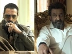 Arjun Rampal and Sanjay Dutt's stills from Dhurandhar.