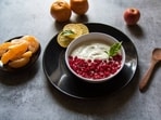 Hung Curd With Fruits Bowl