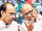 Leaders of the two NCPs — one headed by Maharashtra deputy chief minister Ajit Pawar, and the other by party founder Sharad Pawar.
