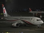 A plane of Biman Bangladesh Airlines is seen after landing at Jinnah International Airport in Karachi on January 30, 2026. Direct flights between Bangladesh and Pakistan resumed after more than a decade, as ties warm between the two nations that have long had an uneasy relationship.