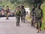 Security forces on Friday intensified their ongoing anti-terror operation in the snowbound Chatroo belt to track down and neutralise a group of three holed up Jaish-e-Mohammad terrorists in Kishtwar district of Jammu and Kashmir, officials said. (HT File)
