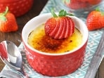 Aathira Sethumadhavan's strawberry crème brûlée delivers macros without overloading on calories. 