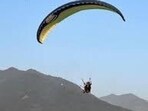 The land at the Billing paragliding take-off site in Kangra’s popular adventure tourism hub of Bir-Billing has been diverted to the state tourism department, paving the way for the infrastructure upgrades at the site. (HT File)