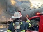 The San Jose Fire Department advised people to avoid the area. The San Jose Fire Department advised people to avoid the area.