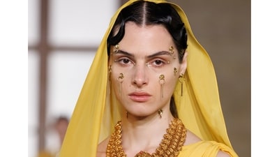 Indriya, Aditya Birla Jewellery, debuted at Paris Couture Week with designer Gaurav Gupta. (Indriya) Indriya, Aditya Birla Jewellery, debuted at Paris Couture Week with designer Gaurav Gupta. (Indriya)