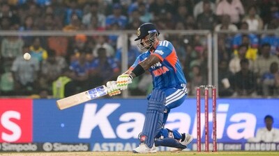 Meanwhile, India captain Suryakumar Yadav clobbered 63 off 30 deliveries. (PTI) Meanwhile, India captain Suryakumar Yadav clobbered 63 off 30 deliveries. (PTI)