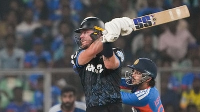 Finn Allen smacked 80 runs off 38 balls. (PTI) Finn Allen smacked 80 runs off 38 balls. (PTI)