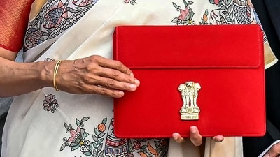 India's Finance Minister Nirmala Sitharaman holds a briefcase containing the Union budget 2025. (AFP) India's Finance Minister Nirmala Sitharaman holds a briefcase containing the Union budget 2025. (AFP)