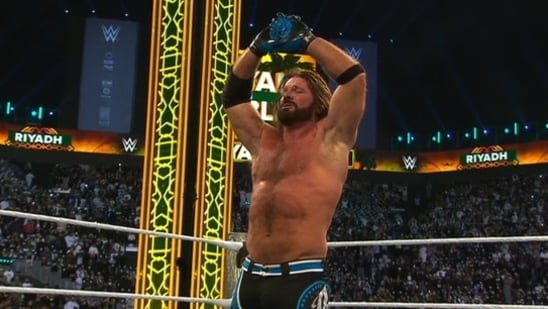 AJ Styles was defeated by Gunther at the Royal Rumble on Saturday (X)