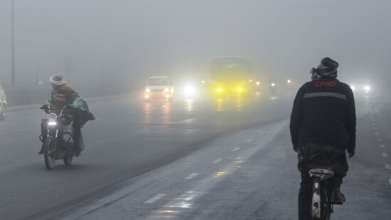 The air quality was recorded in the " poor" category on Saturday. (ANI)