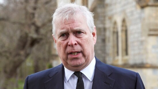 Britain's disgraced ex-Duke of York Prince Andrew appeared in the latest batch of Epstein files. (AP)
