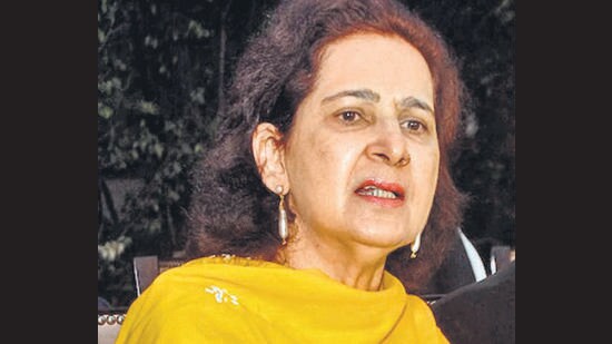 Former MLA Dr Navjot Kaur Sidhu