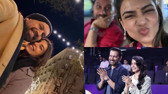 Samantha Ruth Prabhu shares goofy pictures with husband Raj Nidimoru.