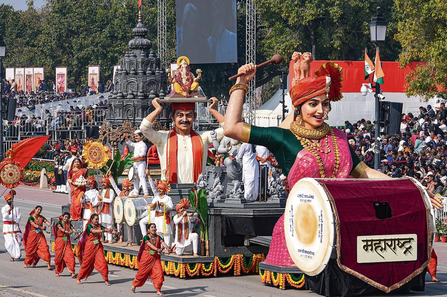 The Maharashtra tableau, themed on Ganeshotsav, has been announced the winning state tableau of the 2026 Republic Day Parade. The Maharashtra tableau, themed on Ganeshotsav, has been announced the winning state tableau of the 2026 Republic Day Parade.