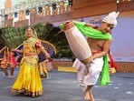 Gram it: Surajkund Mela is back! Here's a glimpse of how artistes performed during the inauguration of 39th Surajkund International Aatmanirbhar Crafts Fair at Surajkund on Saturday (31 January). Details of the mela are below. Gram it: Surajkund Mela is back! Here's a glimpse of how artistes performed during the inauguration of 39th Surajkund International Aatmanirbhar Crafts Fair at Surajkund on Saturday (31 January). Details of the mela are below.