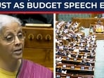 Budget 2026: Shouting, chaos in parliament as FM Nirmala ends speech without… Budget 2026: Shouting, chaos in parliament as FM Nirmala ends speech without…