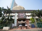 The Bombay Stock Exchange building in Mumbai on Sunday, 1 February 2026. The 30-share S&P BSE Sensex fell 1.88%, or 1,546.84 points, to 80,722.94 points today.