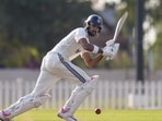 Devdutt Padikkal smashed a 85-ball 120* to help Karnataka qualify for the Ranji quarter-finals. (PTI)