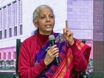 New Delhi, Feb 01 (ANI): Union Finance Minister Nirmala Sitharaman addresses the Youth Dialogue on Budget 2026, in New Delhi on Sunday. (DD News/ANI Video Grab) (DD News)