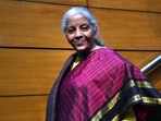 New Delhi: Union Finance Minister Nirmala Sitharaman at a press conference after the presentation of the Union Budget 2026–27 Times) (Hindustan Times/Arvind Yadav)