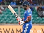 Sanju Samson returns to pavilion after his dismissal by Lockie Ferguson during the fifth T20I