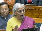 Finance Minister Nirmala Sitharaman presents the 'Union Budget 2026-27' in the Lok Sabha, in New Delhi.