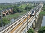 Seven rapid rail corridors will be built to connect Mumbai to Pune, Pune to Hyderabad, Hyderabad to Bengaluru, Hyderabad to Chennai, Chennai to Bengaluru, Delhi to Varanasi, and Varanasi to Siliguri. (HT Archive)