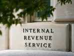 A sign outside the Internal Revenue Service building is seen, May 4, 2021, in Washington. A sign outside the Internal Revenue Service building is seen, May 4, 2021, in Washington.