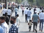 The commission has increased the urban share within local government grants to 45% (up from 36% under the 15th FC (HT Photo/Mahendra Kolhe)