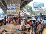 The space under an overbridge where an inspection was carried out as part of the campaign in Lucknow on Saturday (Sourced) The space under an overbridge where an inspection was carried out as part of the campaign in Lucknow on Saturday (Sourced)