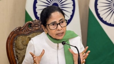 The Centre's announcement of major infrastructure projects in West Bengal is being criticized by the ruling TMC as a ploy for votes rather than genuine support for the state's development. (File photo) (ANI) The Centre's announcement of major infrastructure projects in West Bengal is being criticized by the ruling TMC as a ploy for votes rather than genuine support for the state's development. (File photo) (ANI)