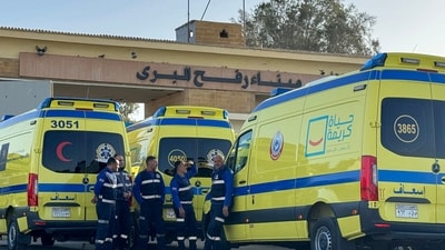 After a nearly 2 year closure and months of urging from humanitarian organisations, Israel has allowed partial access through the Rafah border into Gaza, which continues to reel from Israeli attacks despite a ceasefire in place. (AFP)