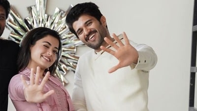 రష్మిక మందన్న, విజయ్ దేవరకొండ (instagram-thedeverakonda) రష్మిక మందన్న, విజయ్ దేవరకొండ (instagram-thedeverakonda)