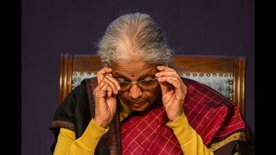 Nirmala Sitharaman, who presented the Union budget in Parliament, during a news conference in New Delhi. (Bloomberg) Nirmala Sitharaman, who presented the Union budget in Parliament, during a news conference in New Delhi. (Bloomberg)