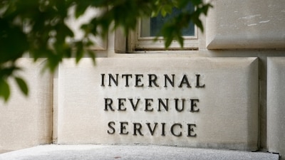 A sign outside the Internal Revenue Service building is seen, May 4, 2021, in Washington. (AP) A sign outside the Internal Revenue Service building is seen, May 4, 2021, in Washington. (AP)