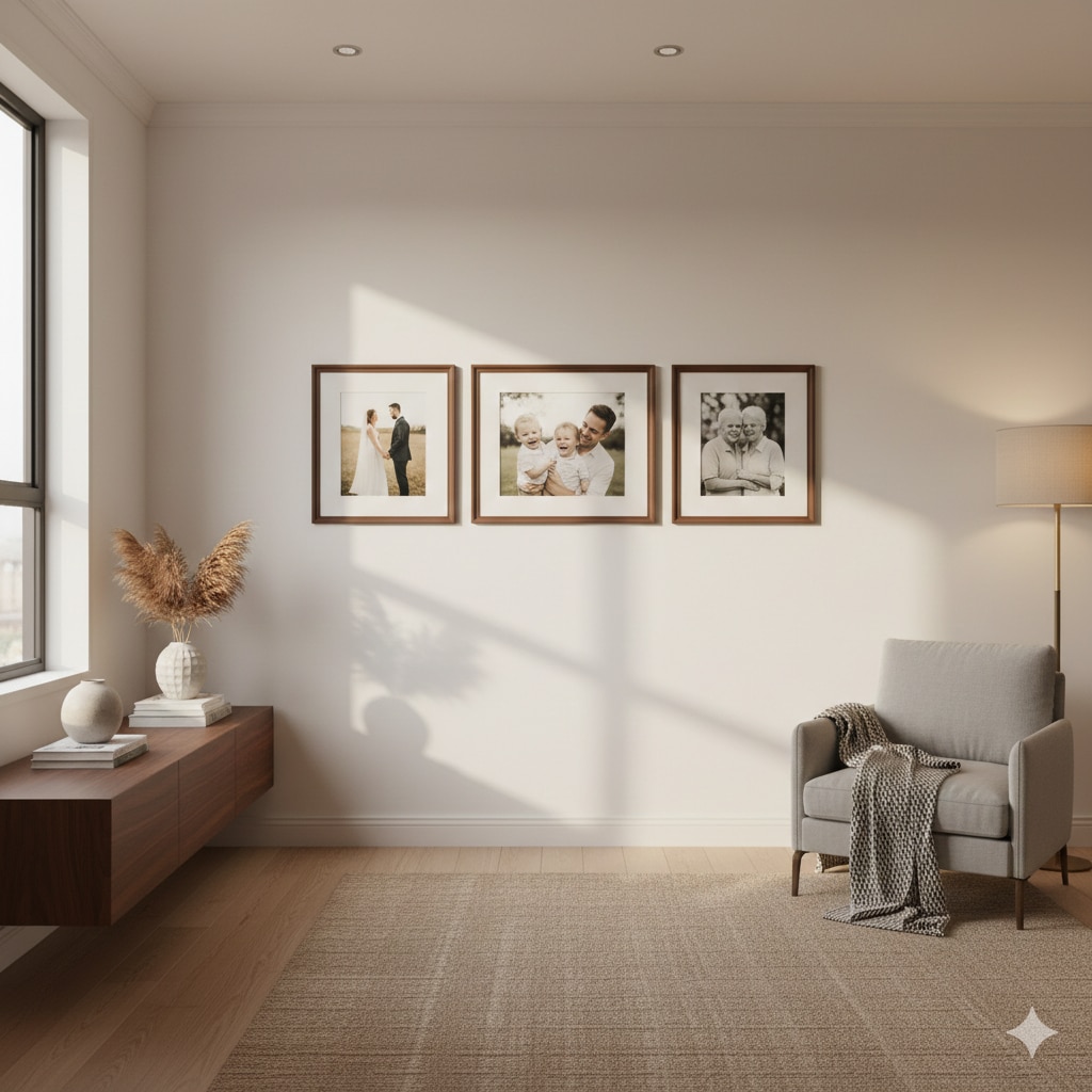 Make sure your photo arrangement is organised. (Picture credit: Gemini AI ) Make sure your photo arrangement is organised. (Picture credit: Gemini AI )