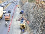 NHAI strengthens hillsides to curb accidents on Navale Bridge stretch