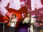 Jeremiah Fraites and Wesley Schultz from The Lumineers performed in Gurugram on Sunday