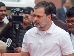 Leader of Opposition in the Lok Sabha Rahul Gandhi at Parliament on Monday.