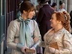 Bows take centre stage in pastel costumes in Bridgerton's season 4 